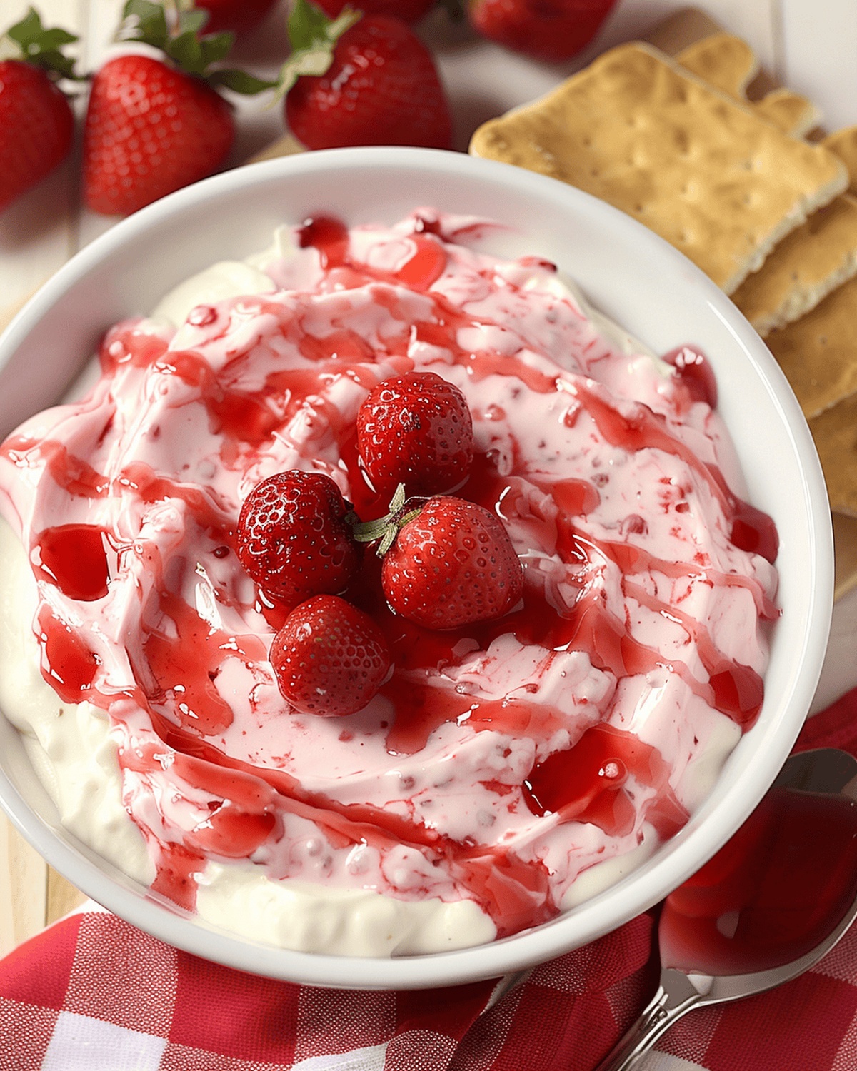 Strawberry Cheesecake Dip Recipe