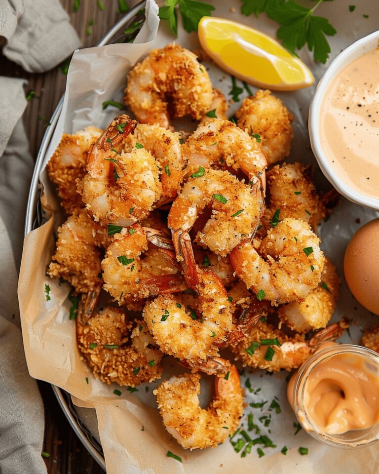Crispy Air Fryer Fried Shrimp with Sriracha Mayo Recipe