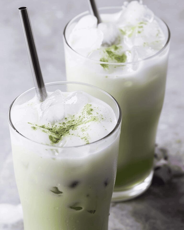 Recipe Name Sakura Iced Matcha Latte Recipe