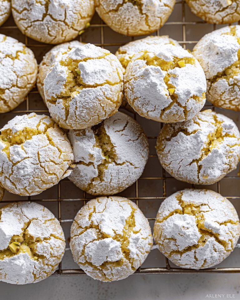 Pistachio Amaretti Cookies Recipe