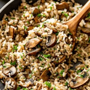 Savory Mushroom And Herb Rice Recipe