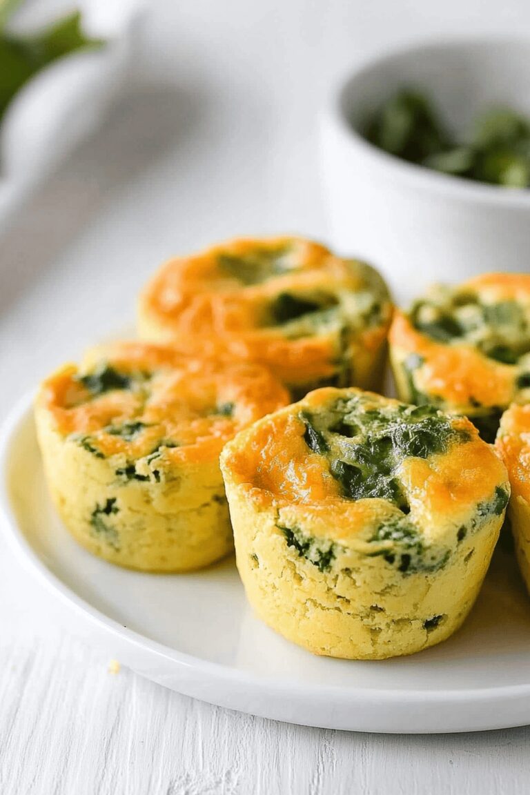 Fluffy Broccoli Cheddar Baked Egg Bites Recipe