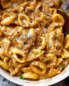One Pot Onion Pasta Recipe