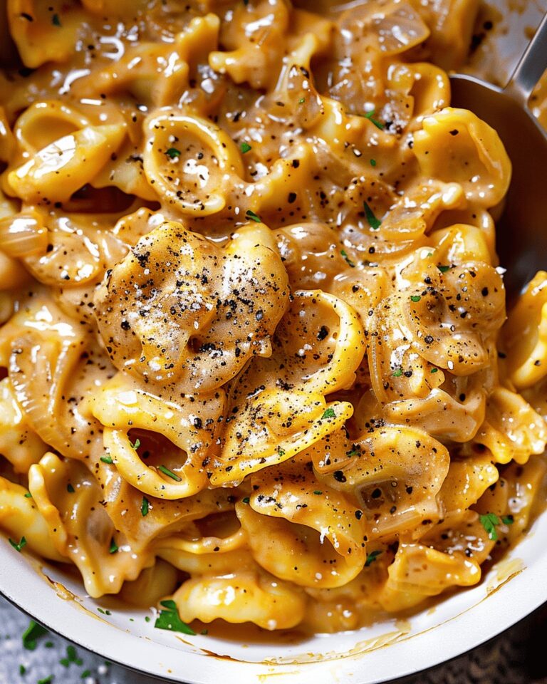 One Pot Onion Pasta Recipe