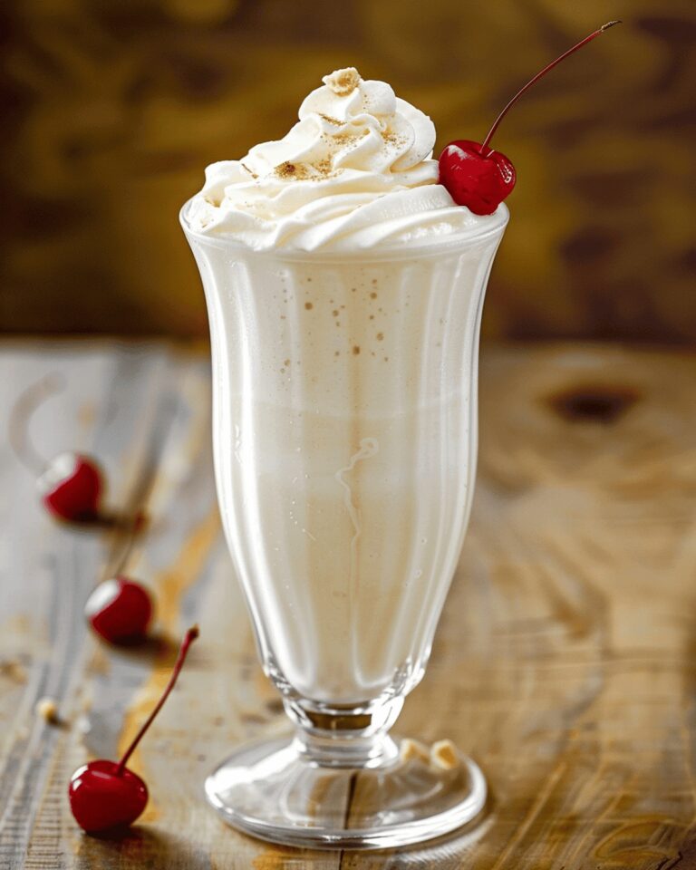 Classic Vanilla Milkshake Recipe