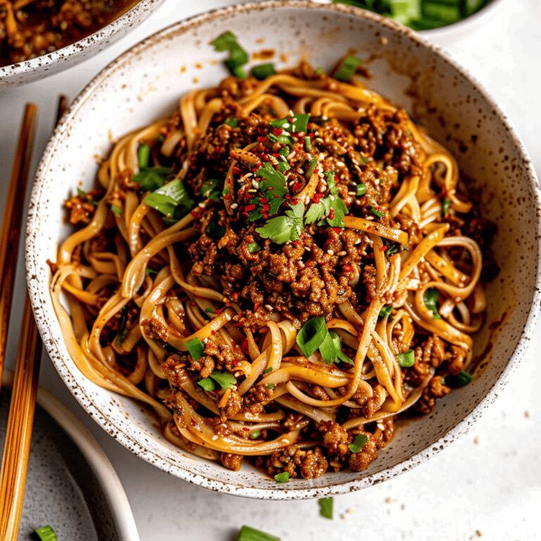 Spicy Gochujang Beef Noodles Recipe