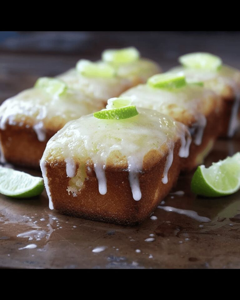 Tangy Key Lime Mini Loaf Cakes Recipe