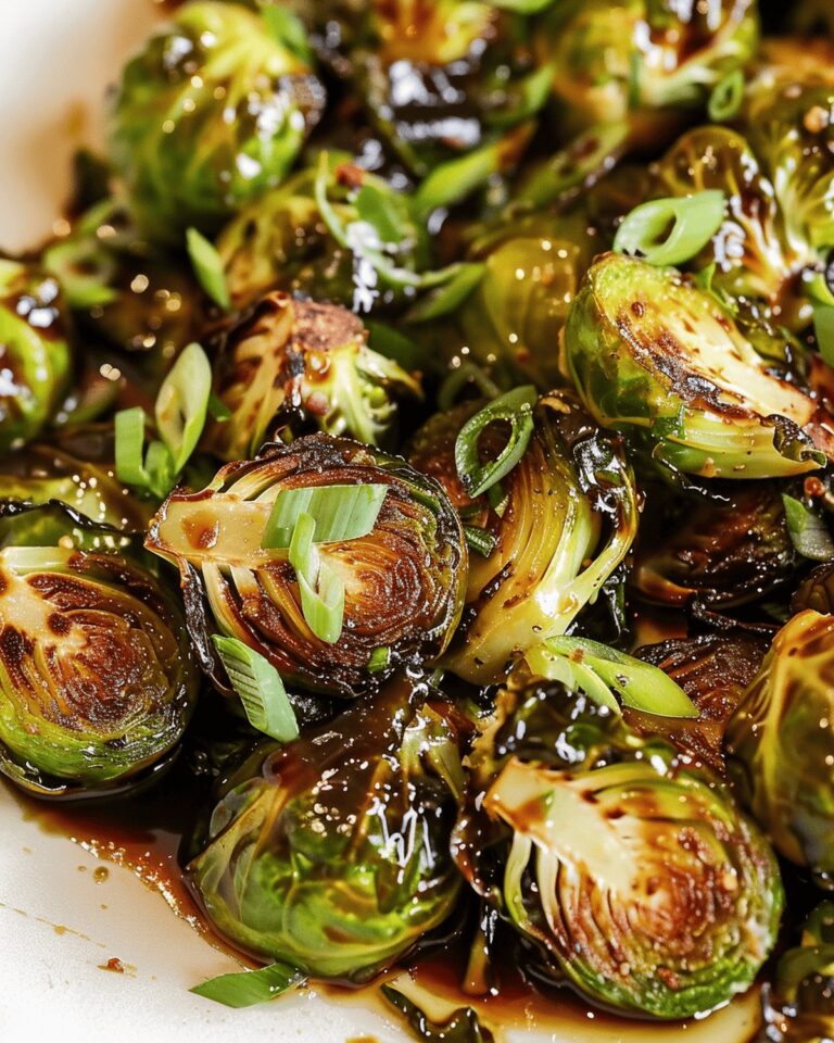 Crispy Honey Balsamic Brussels Sprouts Recipe