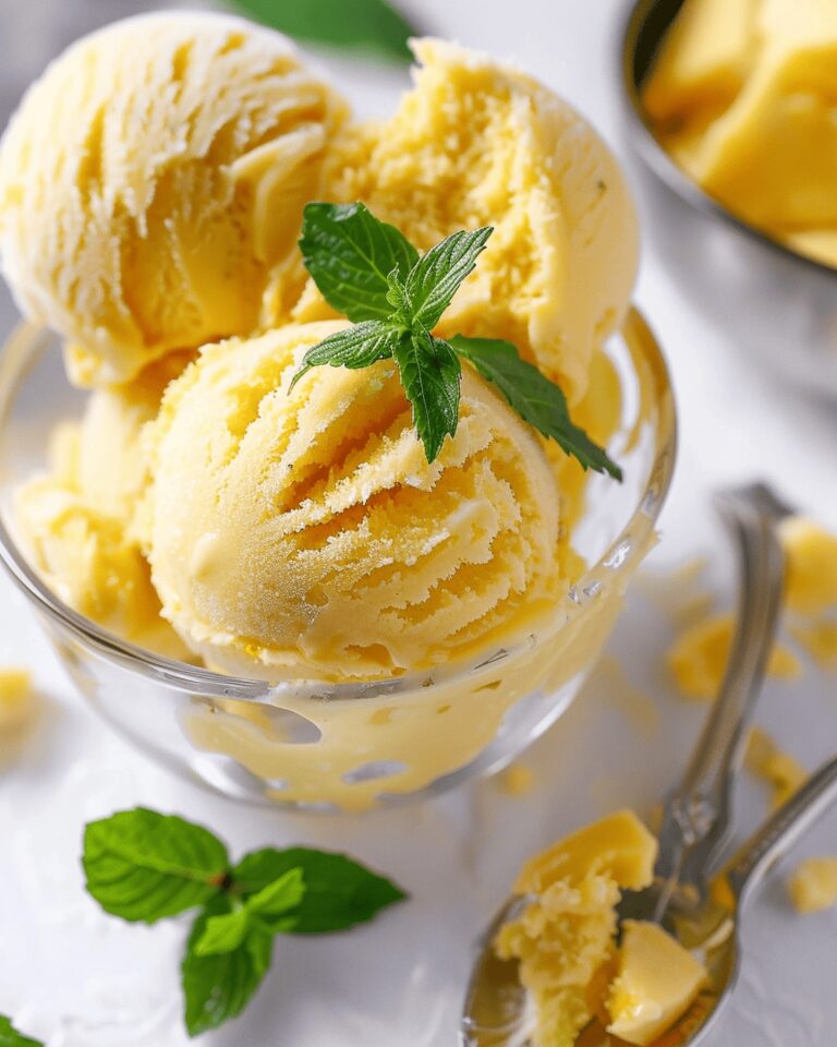 Mango Coconut Ice Cream Recipe