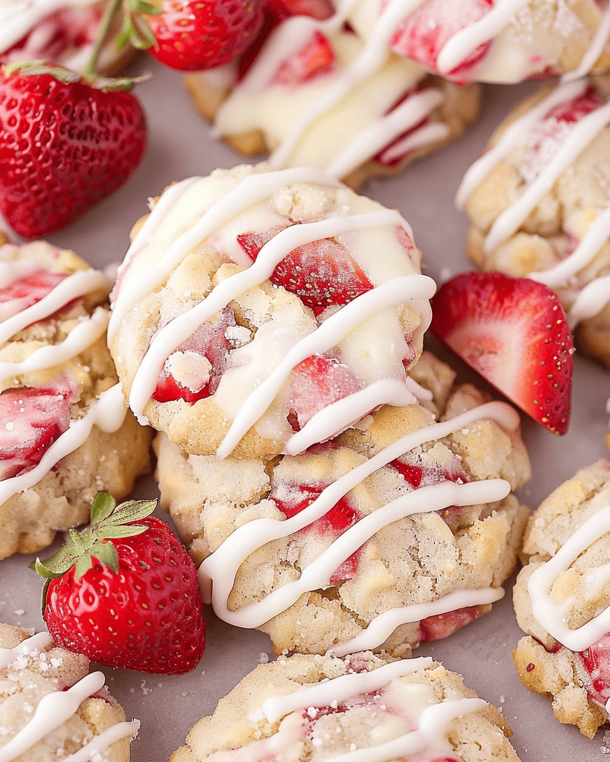 Sweet Strawberry Shortcake Cookies Recipe