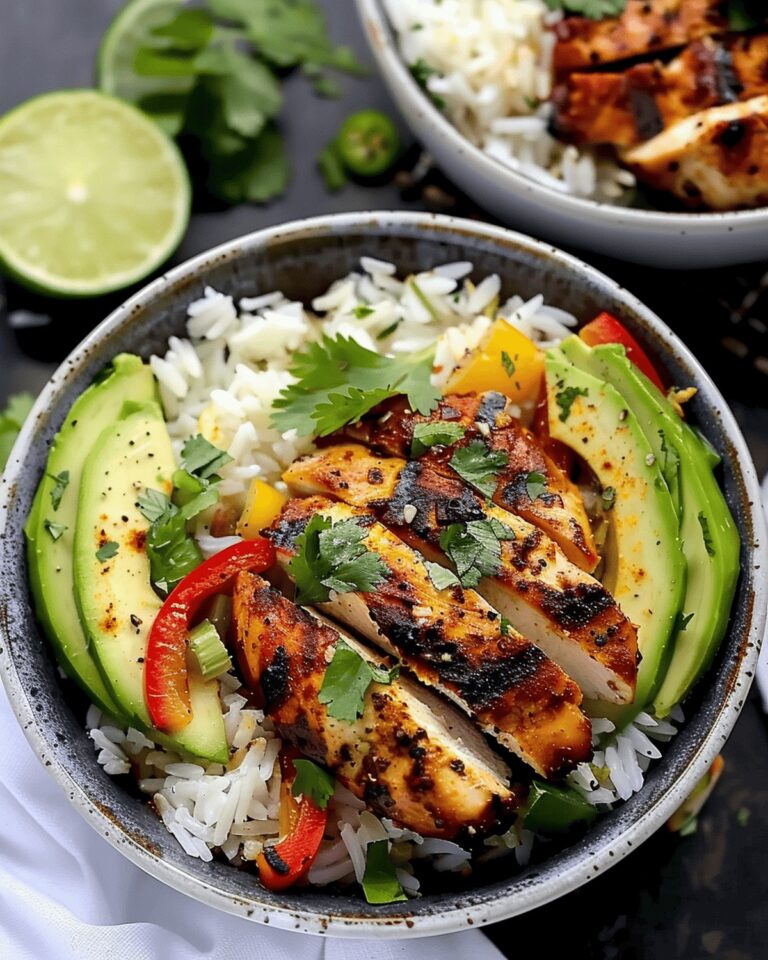 Spicy Cajun Chicken with Coriander and Lime Rice Recipe