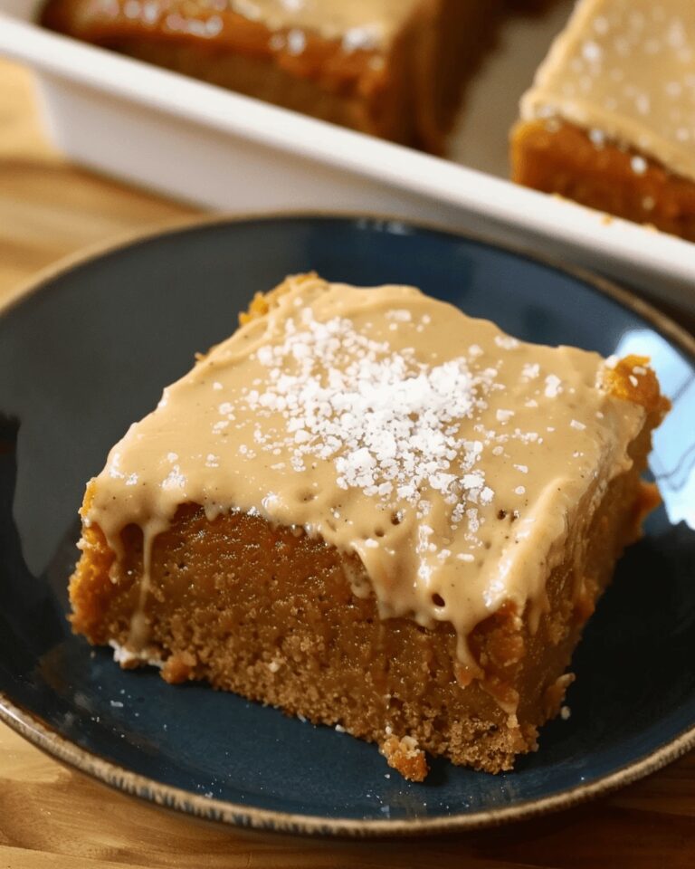 Rich Salted Caramel Pumpkin Cake Recipe
