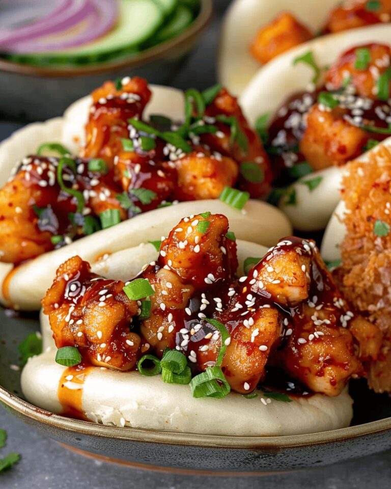 Crispy Korean Chicken Bao Recipe