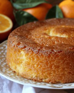 Vibrant Sicilian Whole Orange Cake Recipe