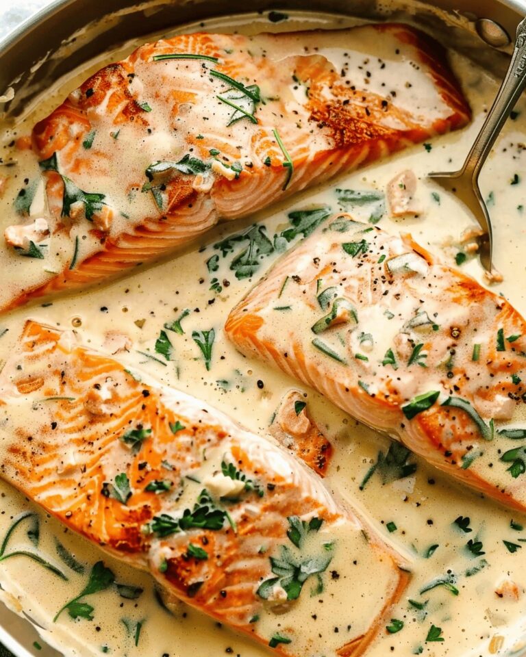 Dreamy Garlic Butter Tuscan Salmon Recipe