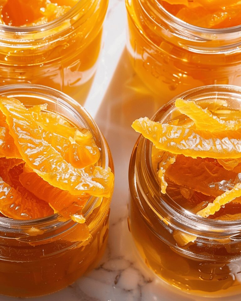 Candied Orange Peel in Syrup Recipe