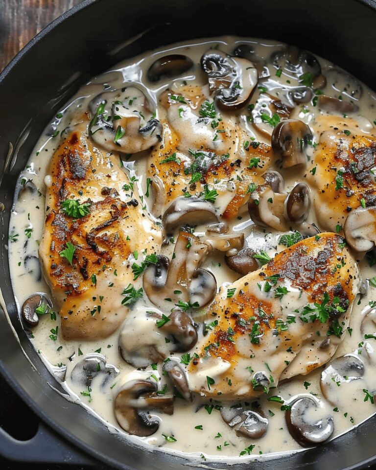 One-Pot Creamy Mushroom Chicken Recipe