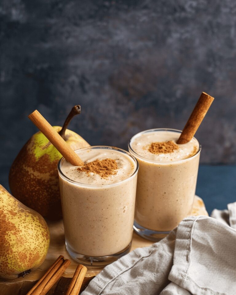 Silky Autumn Pear Smoothie Recipe