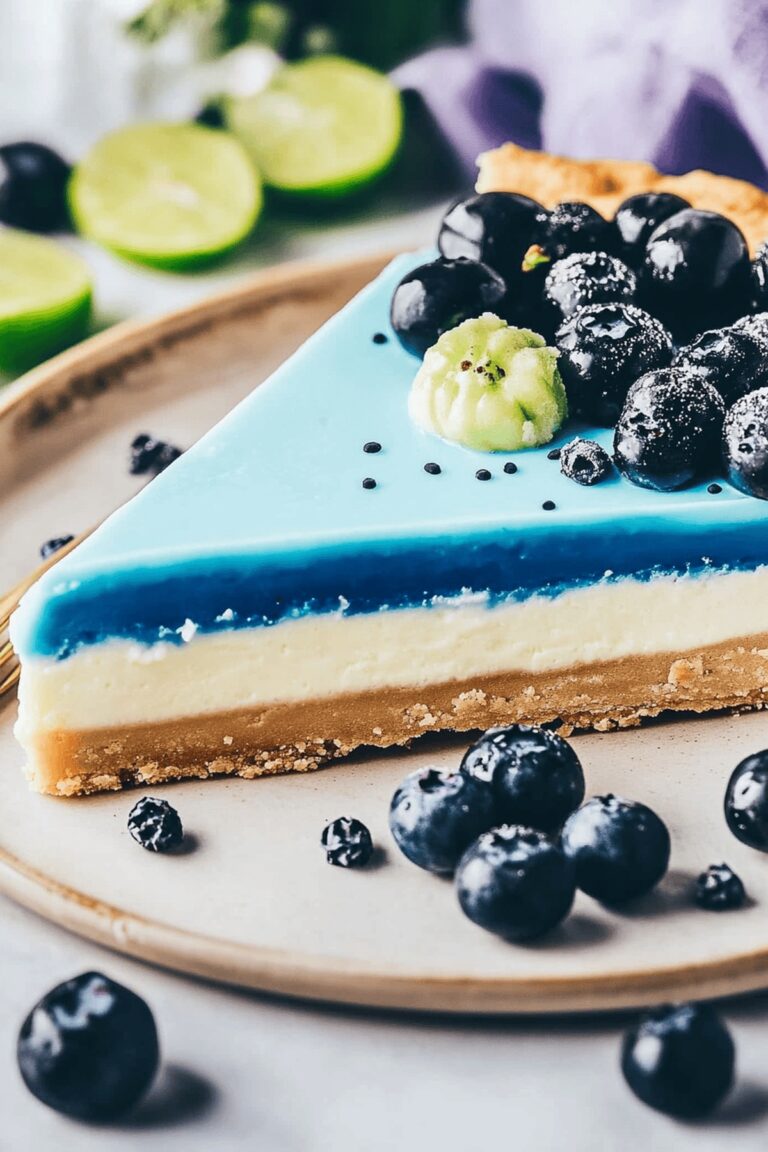 Silky Blue Moon Lime Tart Recipe