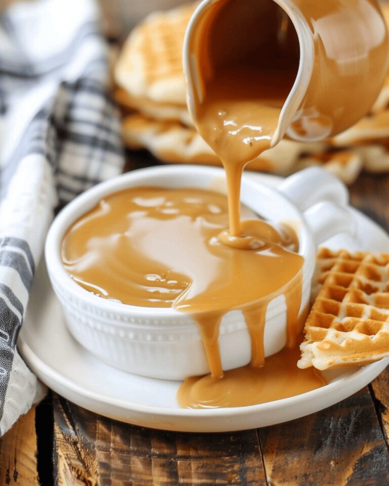 Silky Peanut Butter Syrup Recipe