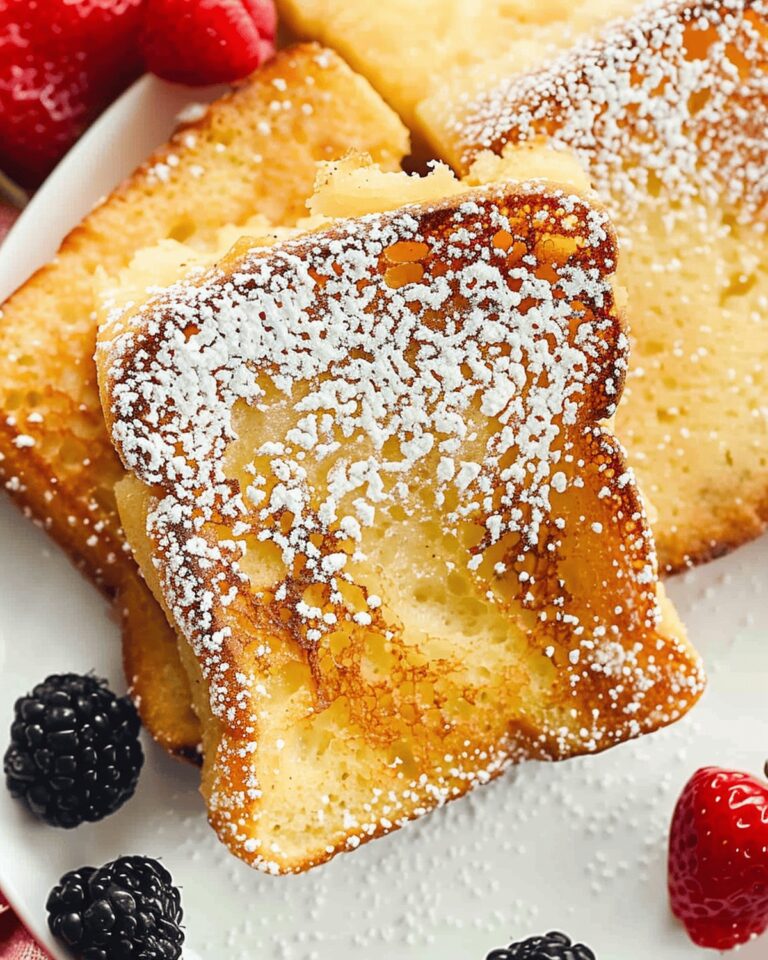 Fluffy Pound Cake French Toast Recipe