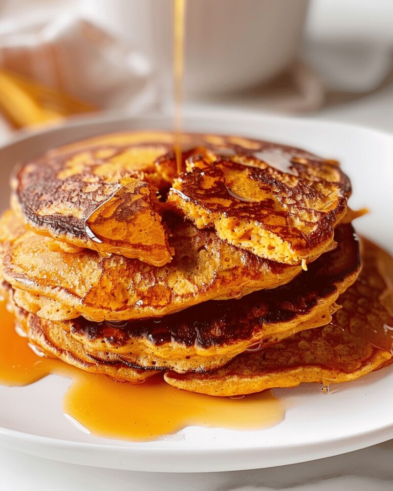 Fluffy Sweet Potato Pancakes Recipe