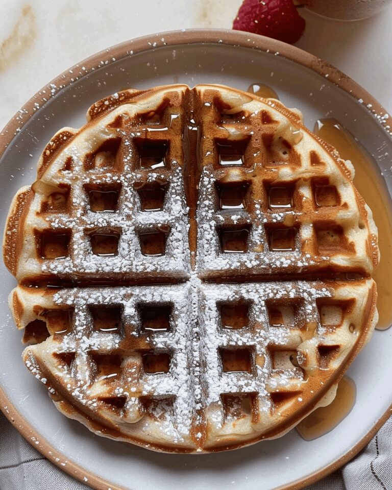Flourless Banana Oat Waffles Recipe