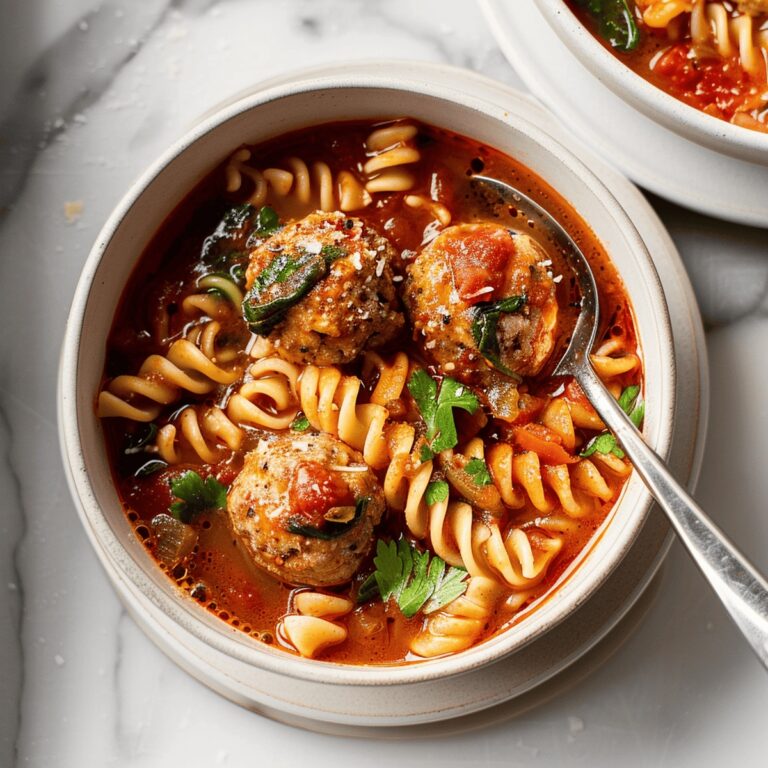 Hearty Italian Meatball Soup Recipe