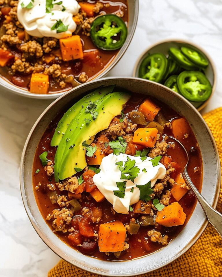 Hearty Sweet Potato Turkey Chili Recipe