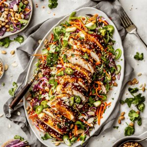 Crunchy Sesame Chicken Cabbage Salad Recipe