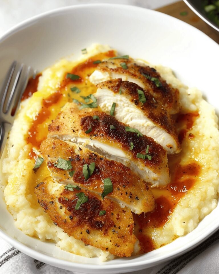 Spicy Cajun Chicken and Cheesy Grits Recipe