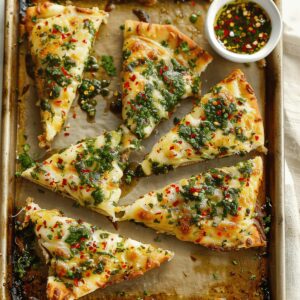 Rustic Chimichurri Garlic Bread Recipe