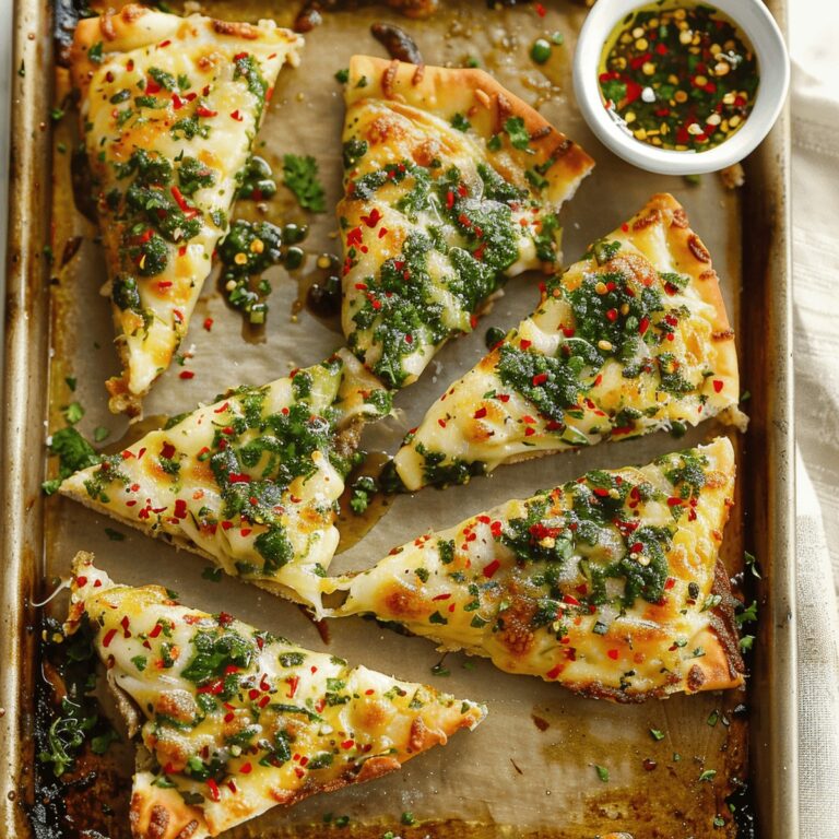 Rustic Chimichurri Garlic Bread Recipe