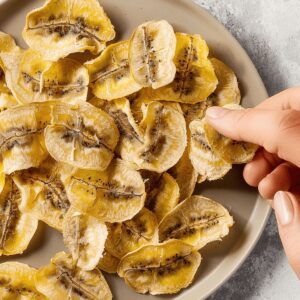 Baked Banana Chips Recipe