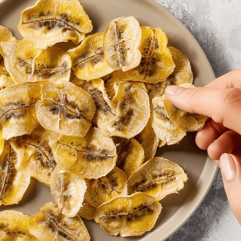 Baked Banana Chips Recipe