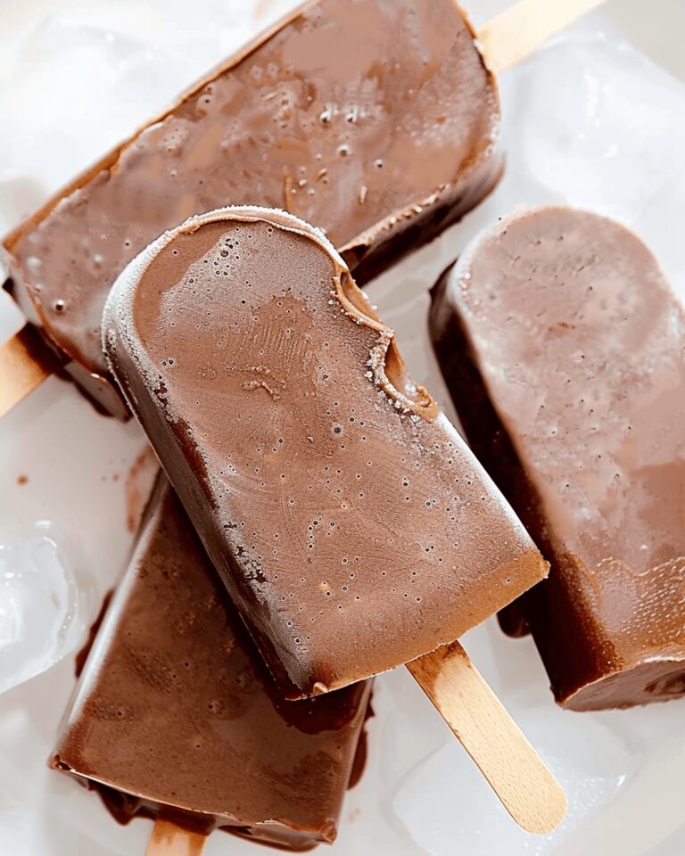 Frosty Chocolate Coconut Popsicles Recipe