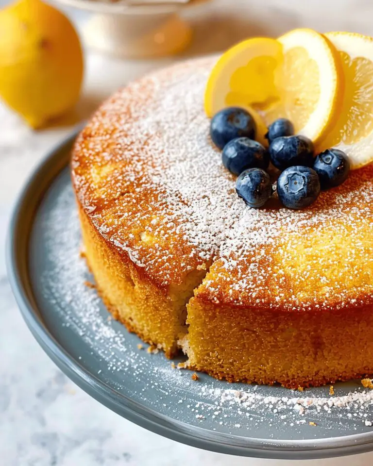 Sweet Honey Lemon Almond Flour Cake Recipe