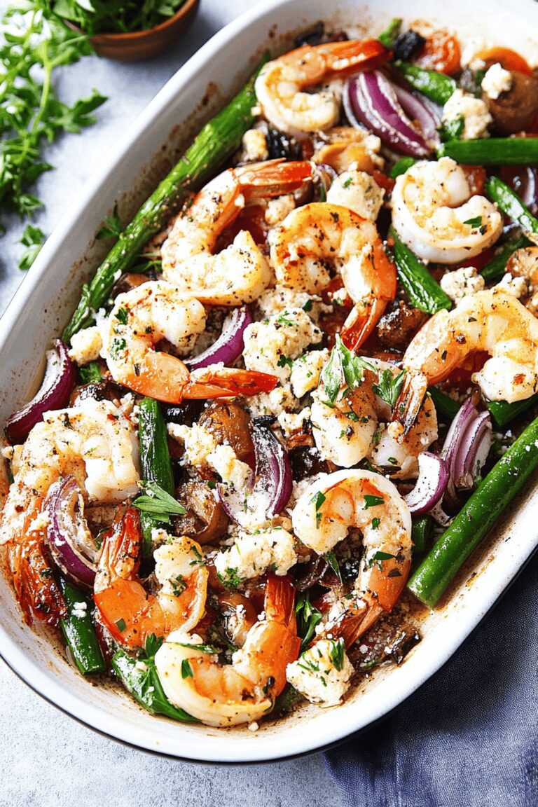 Sheet Pan Mediterranean Shrimp Recipe