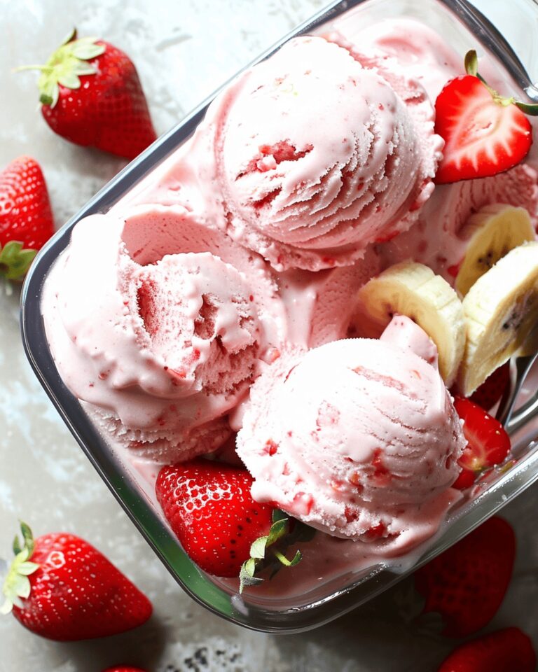 Strawberry Banana Soft Serve Recipe