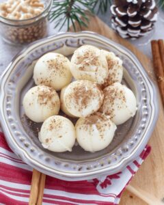 Velvety Eggnog Truffles Recipe