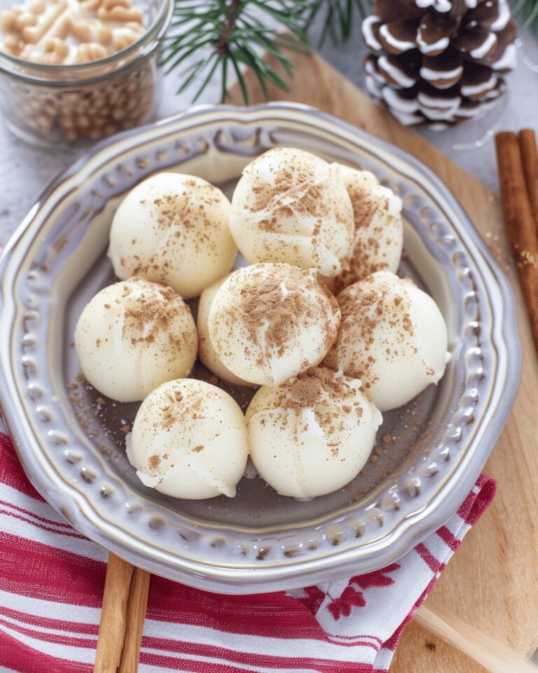 Velvety Eggnog Truffles Recipe