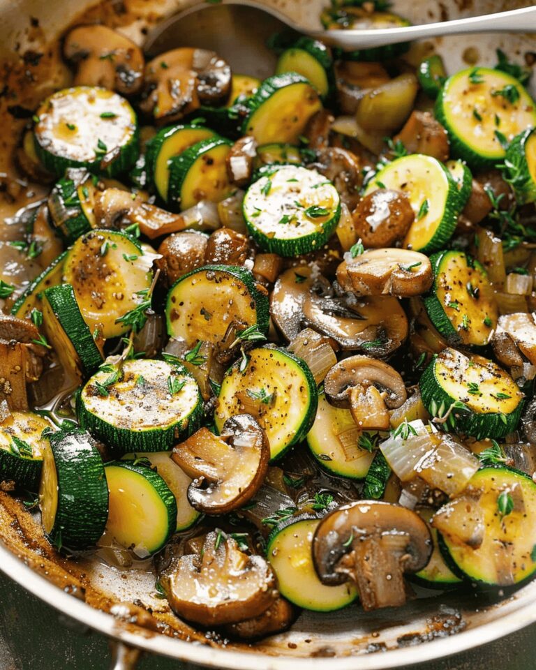 Skillet Zucchini And Mushrooms Recipe