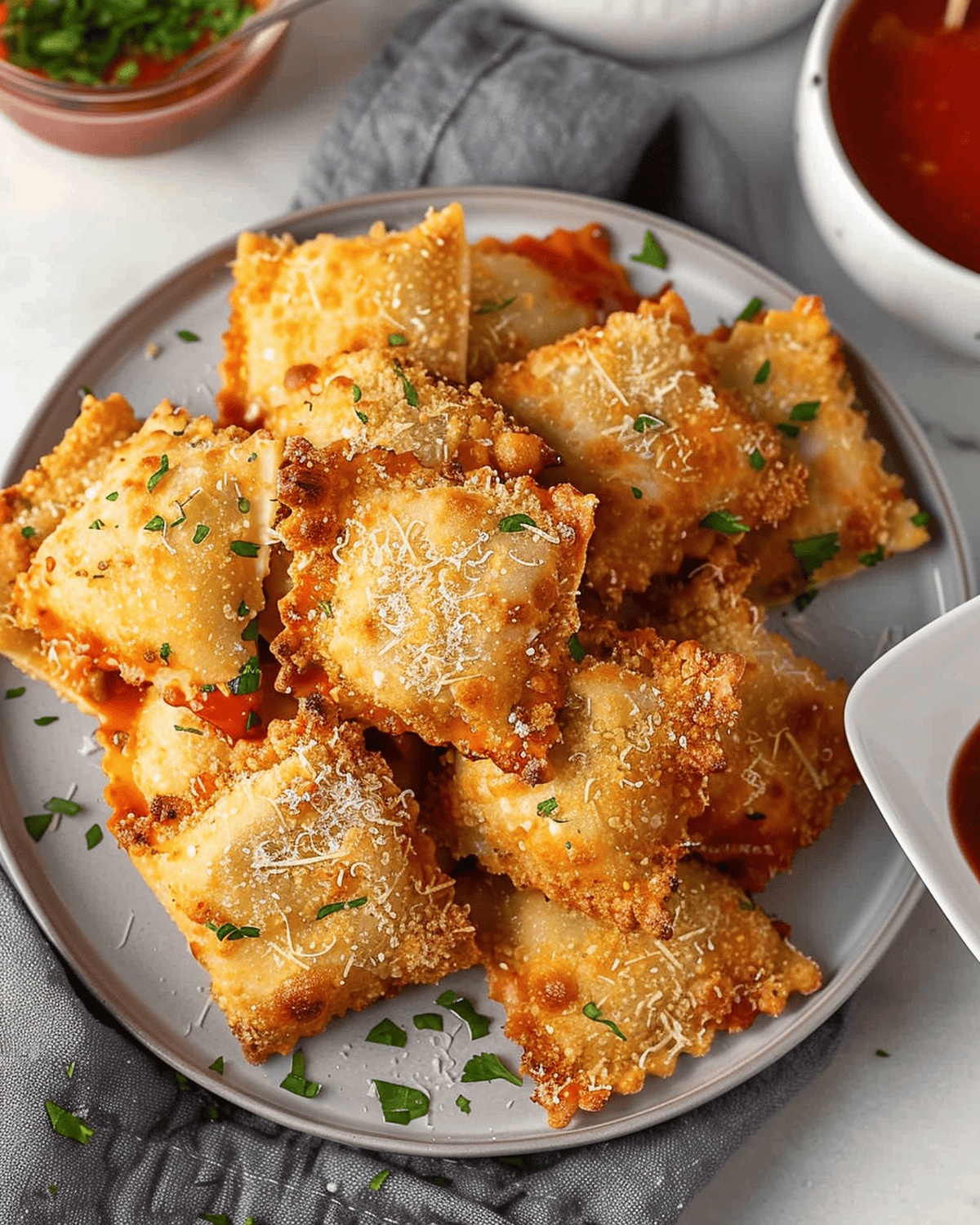 Crispy Air Fryer Ravioli Recipe
