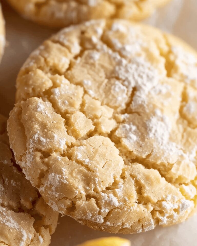 Lemon Crinkle Cookies Recipe