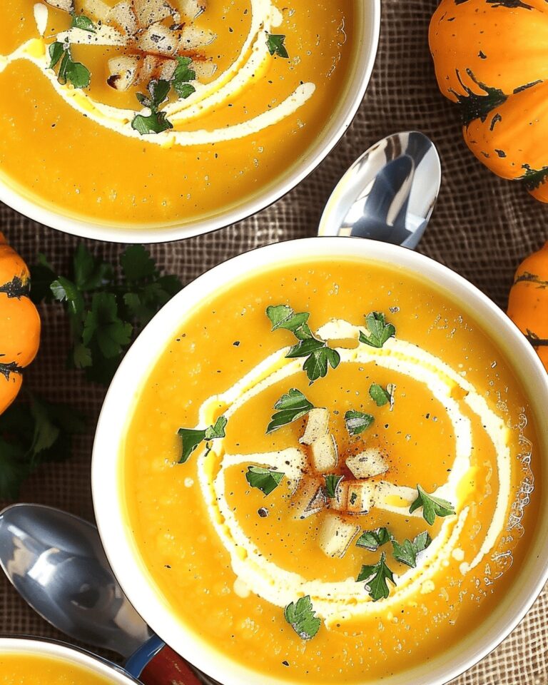 Silky Apple Butternut Squash Soup Recipe