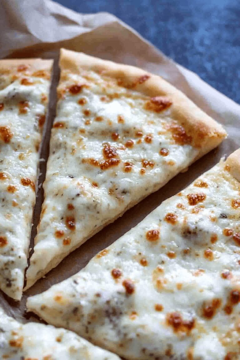 Cheesy White Pizza Recipe