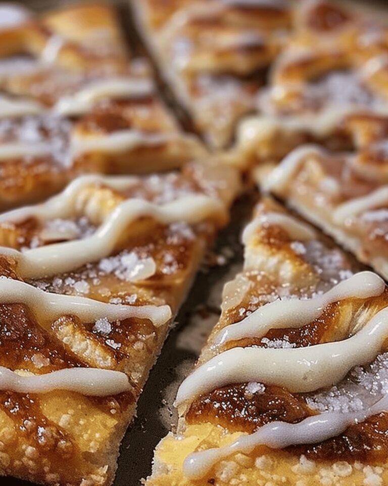 Cinnamon-Sugar Pizza made with Crescent Rolls Recipe
