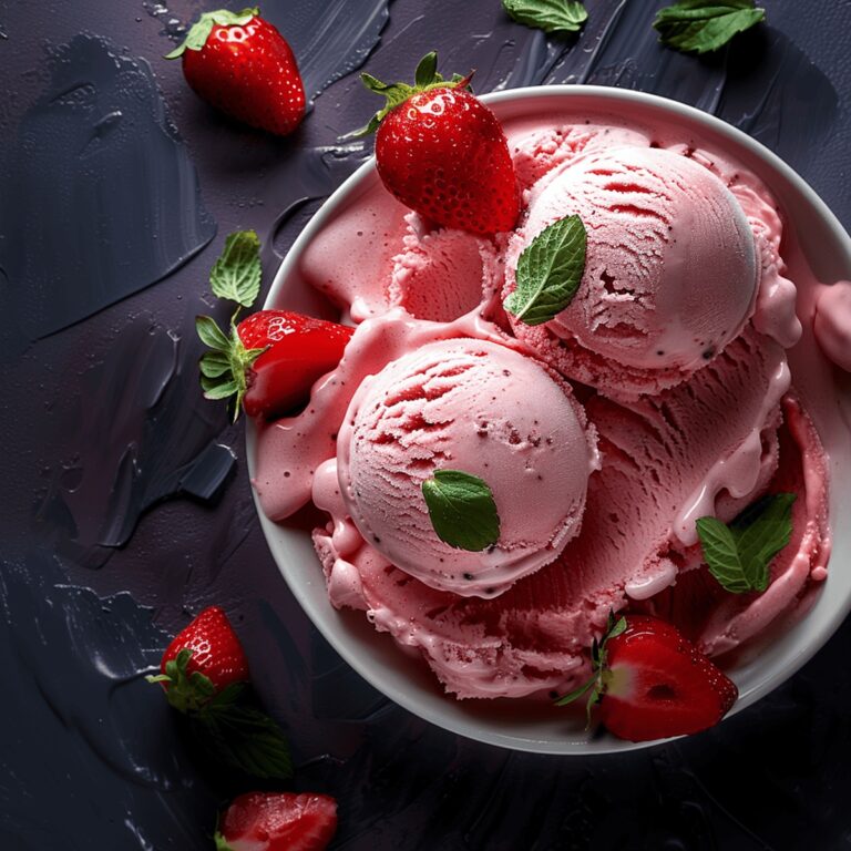 Classic Strawberry Ice Cream Recipe