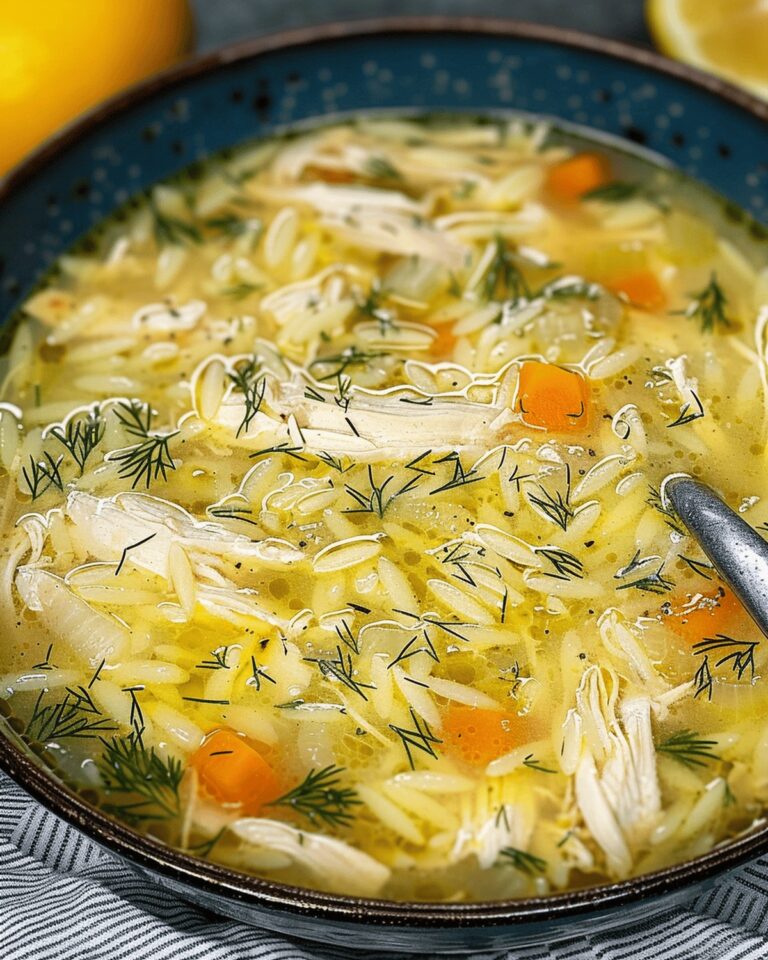 Silky Avgolemono Greek Lemon Chicken Soup Recipe