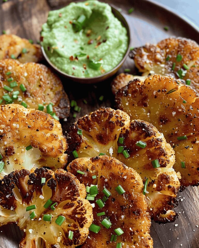 Crispy Golden Cauliflower Steaks Recipe